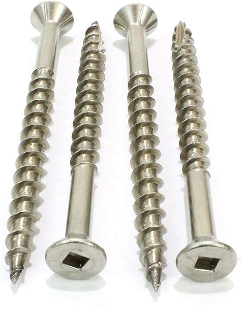 1 lb box stainless steel wood screws|3 stainless steel deck screws.